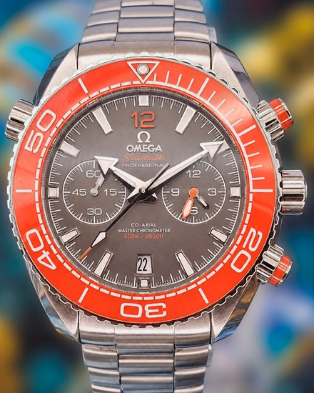 2025 Omega Seamaster Planet Ocean 600M 45.5MM Grey Dial Steel Bracelet (215.30.46.51.99.001)
