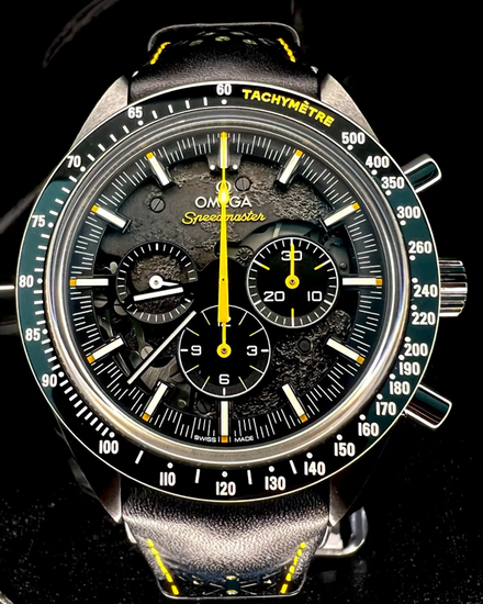 2024 Omega Speedmaster Dark Side of the Moon "Apollo 8" 44.25MM Black Dial Leather Strap (311.92.44.30.01.001)