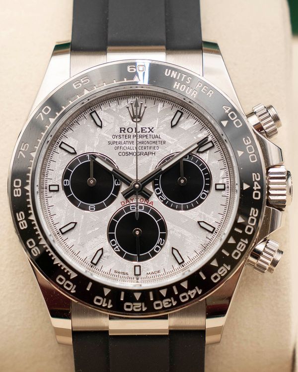2026 Rolex Cosmograph Daytona 40MM Meteorite Dial Oysterflex Strap (126519LN)