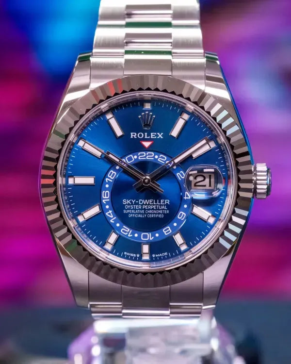 2025 Rolex Sky-Dweller 42MM Blue Dial Oyster Bracelet (336934)