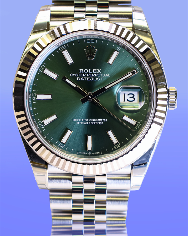 2026 Rolex Datejust 41MM Green Dial Jubilee Bracelet (126334)