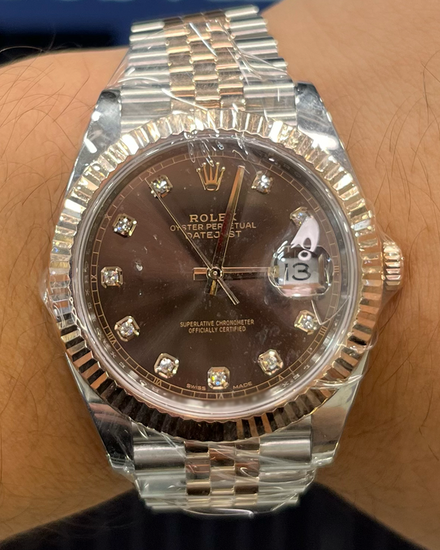 2018 Rolex Datejust 36MM Chocolate Dial Two-Tone Jubilee Bracelet (126331)