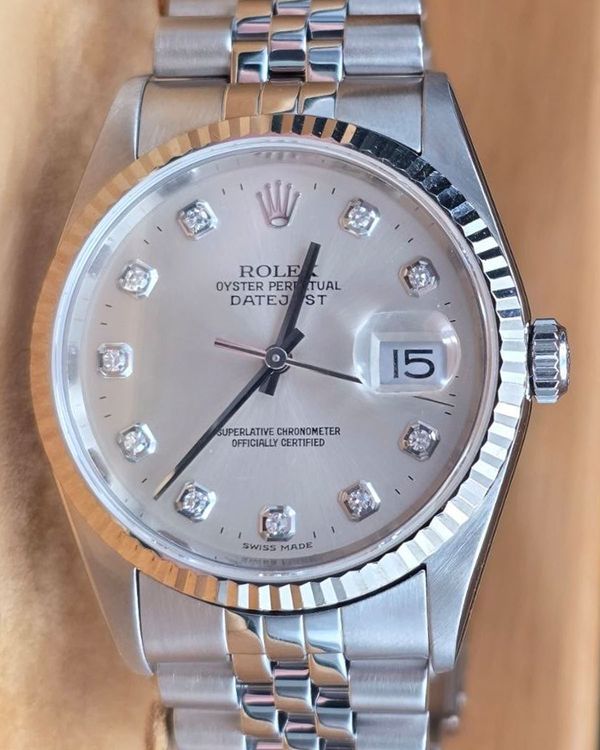 2001 Rolex Datejust 36MM Silver Dial Jubilee Bracelet (16234)