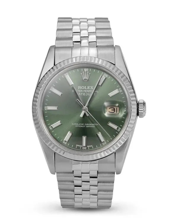 Rolex Datejust 36MM Green Dial Jubilee Bracelet (16014)