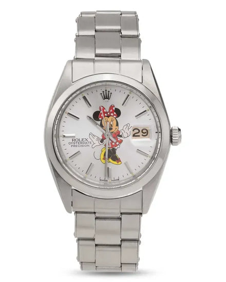 Rolex Oyster Precision Date 34MM Aftermarket Silver Dial Oyster Bracelet (6694)