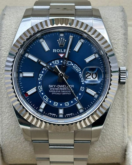 2019 Rolex Sky-Dweller 42MM Blue Dial Oyster Bracelet (326934)