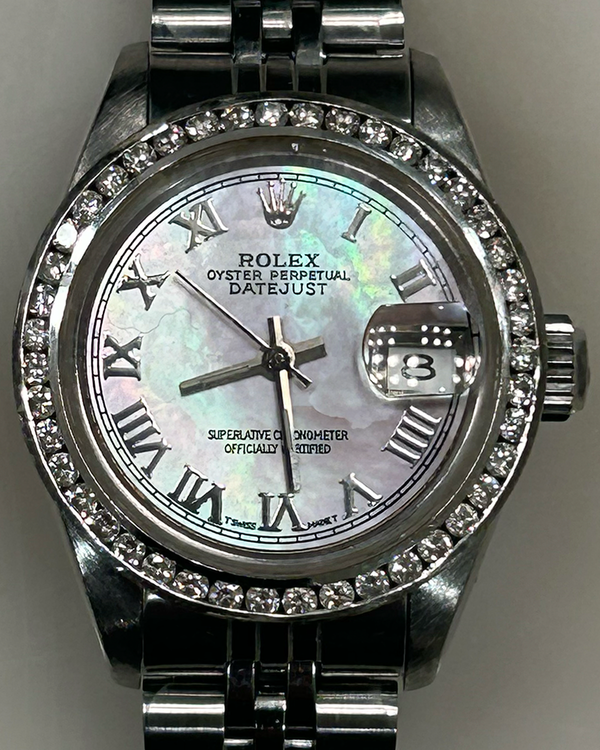 Rolex Lady-Datejust 26MM Aftermarket Mother of Pearl Dial Jubilee Bracelet (6917)