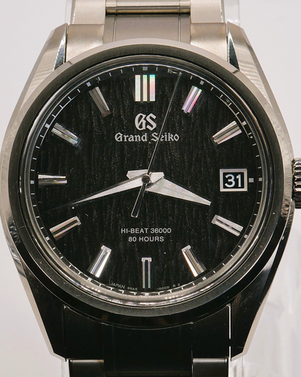 No Reserve - 2024 Grand Seiko Evolution 9 "Night Birch" 40MM Black Dial Titanium Bracelet (SLGH017G)