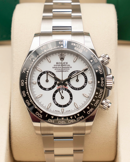 2026 Rolex Cosmograph Daytona "Panda" 40MM White Dial Oyster Bracelet (126500LN)