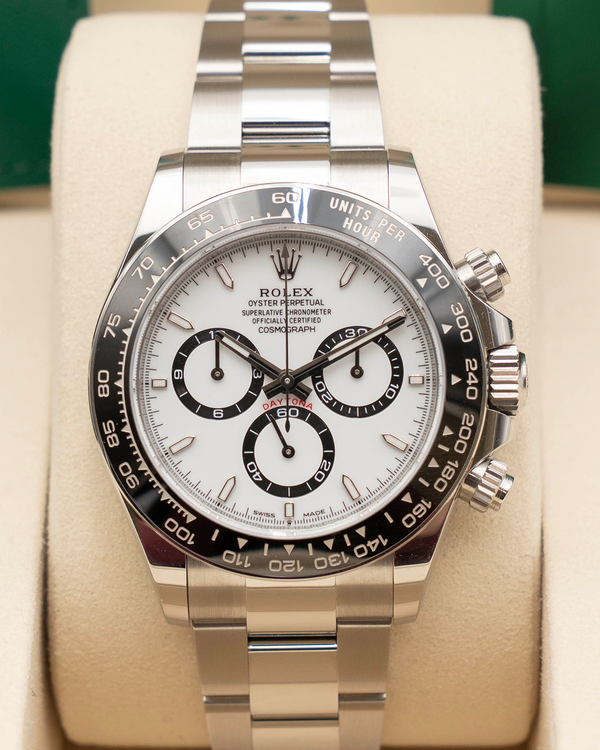 2026 Rolex Cosmograph Daytona "Panda" 40MM White Dial Oyster Bracelet (126500LN)