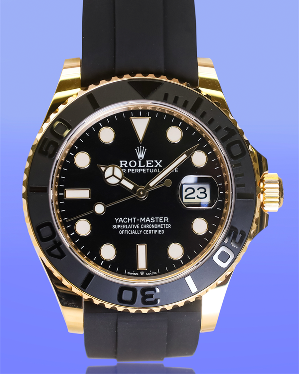 2026 Rolex Yacht-Master 42MM Black Dial Oysterflex Strap (226658)