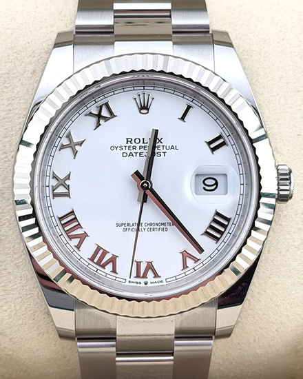 2026 Rolex Datejust 41MM White Dial Oyster Bracelet (126334)