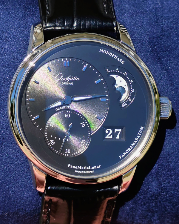 2024 Glashütte Original PanoMaticLunar 40MM Grey Dial Leather Strap (1-90-02-43-32-05)