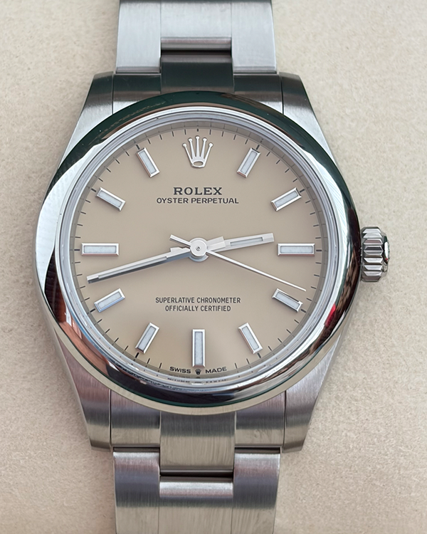 2026 Rolex Oyster Perpetual 31MM Beige Dial Oyster Bracelet (277200)