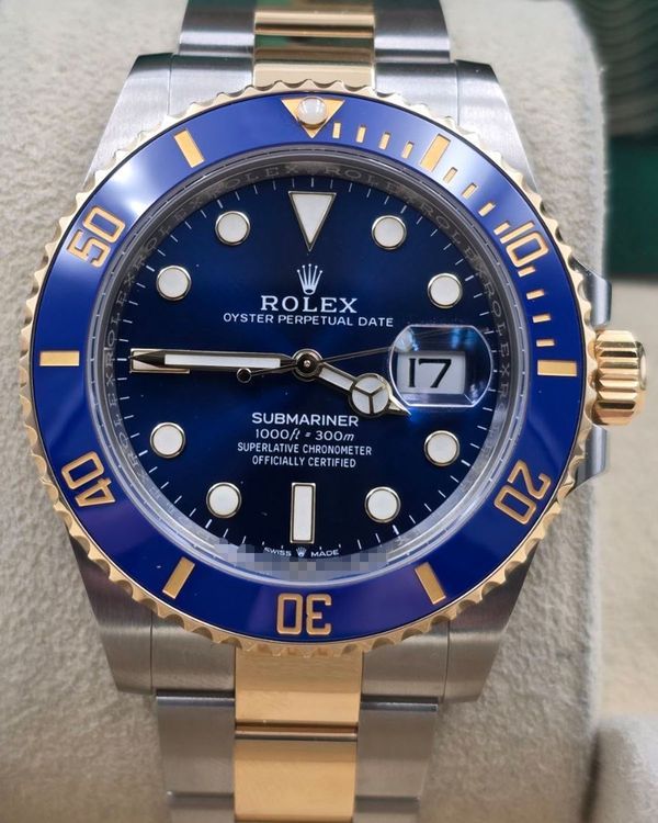 2022 Rolex Submariner Date "Bluesy" 41MM Blue Dial Two-Tone Oyster Bracelet (126613LB)