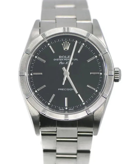 2004 Rolex Air-King 34MM Black Dial Oyster Bracelet (14010)
