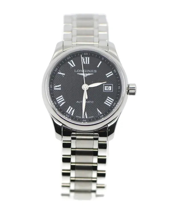 2017 Longines Master Collection 29MM Black Dial Steel Bracelet (L22574516)