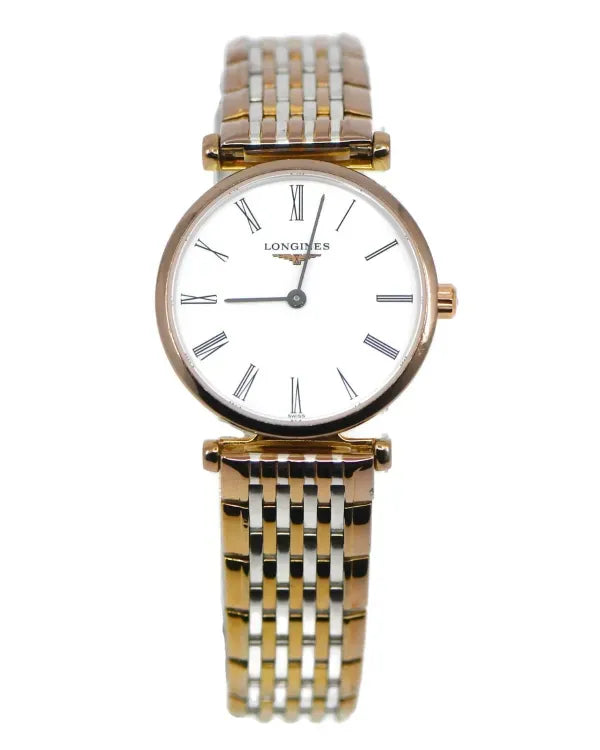 Longines La Grande Classique 24MM Quartz White Dial Steel Bracelet (L4.209.1)