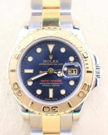 1998 Rolex Yacht-Master 29MM Blue Dial Two-Tone Oyster Bracelet (69623)