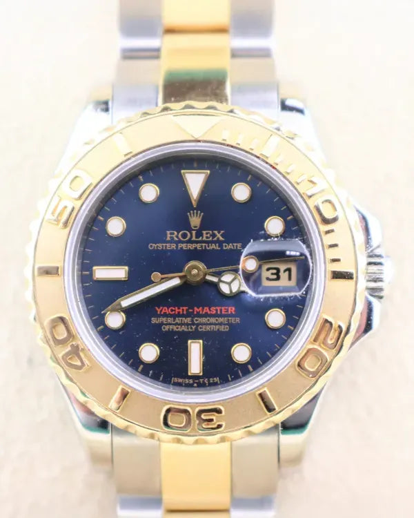 1998 Rolex Yacht-Master 29MM Blue Dial Two-Tone Oyster Bracelet (69623)