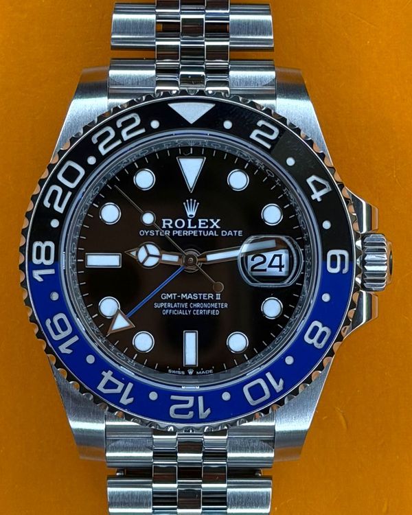 2020 Rolex GMT-Master II "Batgirl" 40MM Black Dial Jubilee Bracelet (126710BLNR)