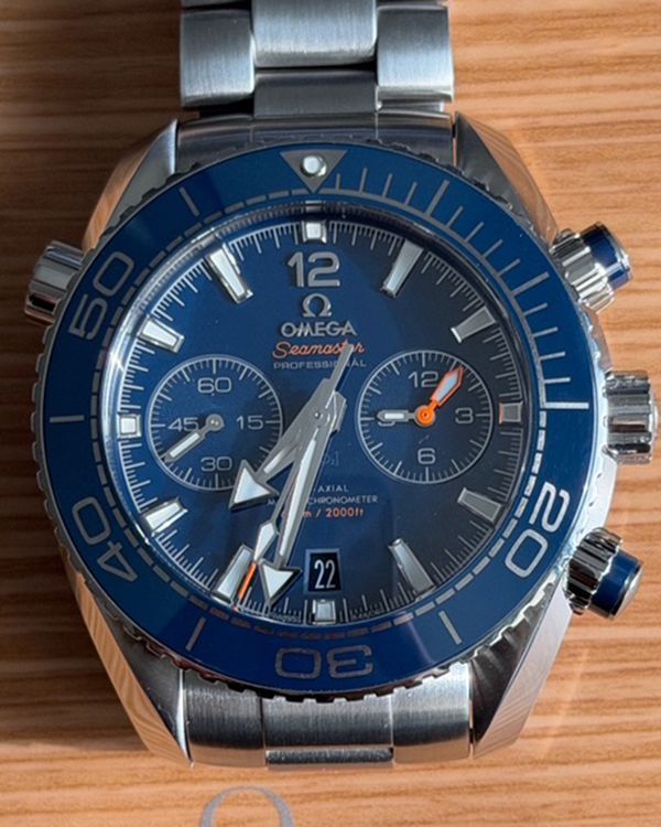 2025 Omega Seamaster Planet Ocean 600M Chronograph 45.5MM Blue Dial Steel Bracelet (215.30.46.51.03.001)
