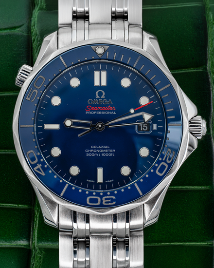2021 Omega Seamaster Diver 300M 41MM Blue Dial Steel Bracelet (212.30.41.20.03.001)