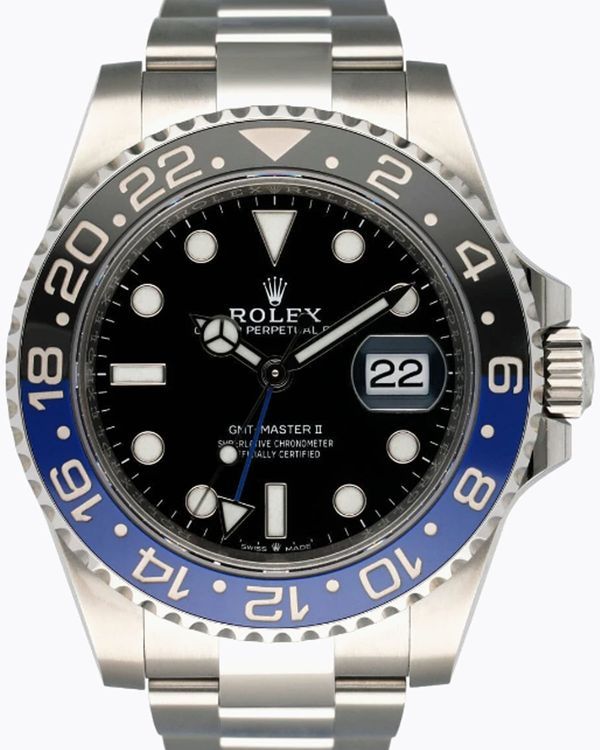 2025 Rolex GMT-Master II "Batman" 40MM Black Dial Oyster Bracelet (126710BLNR)
