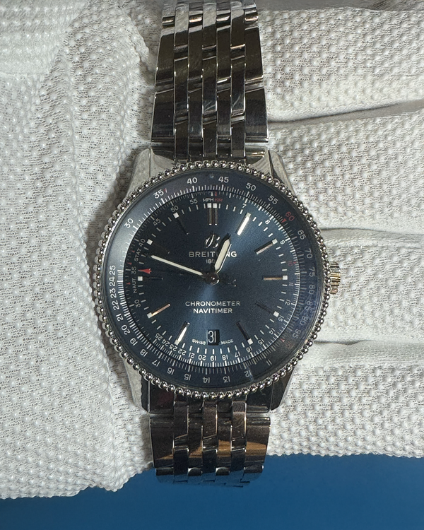 2020 Breitling Navitimer 41MM Blue Dial Steel Bracelet (A17326)