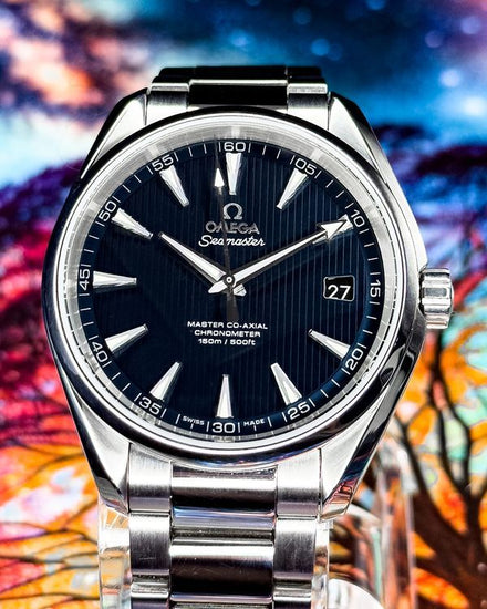 No Reserve - 2023 Omega Seamaster Aqua Terra 150M 41.5MM Blue Dial Steel Bracelet (231.10.42.21.03.003)