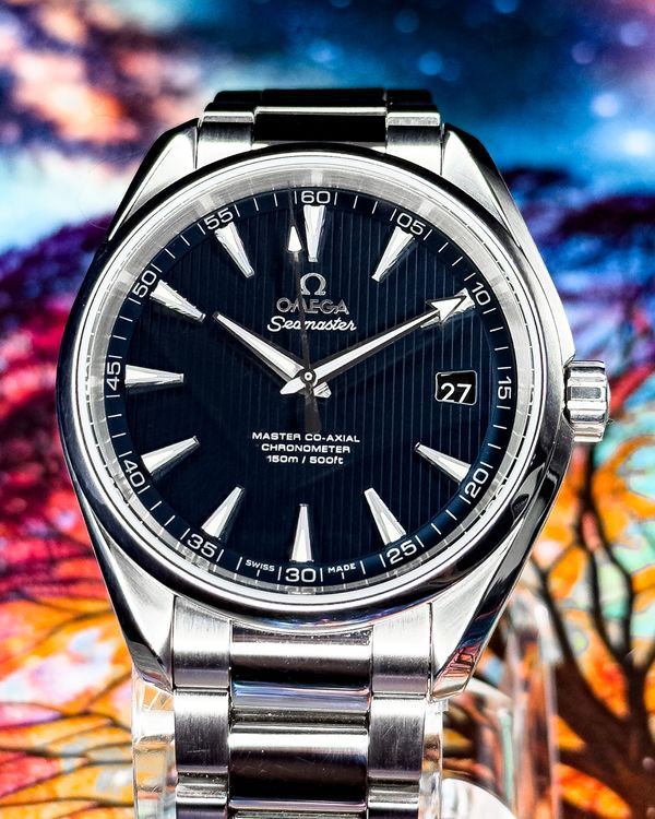 No Reserve - 2023 Omega Seamaster Aqua Terra 150M 41.5MM Blue Dial Steel Bracelet (231.10.42.21.03.003)