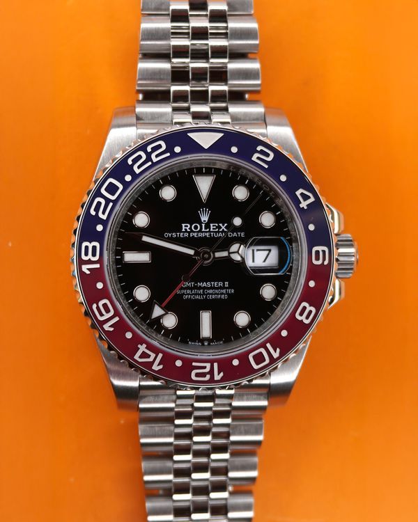 2021 Rolex GMT-Master II "Pepsi" 40MM Black Dial Jubilee Bracelet (126710BLRO)