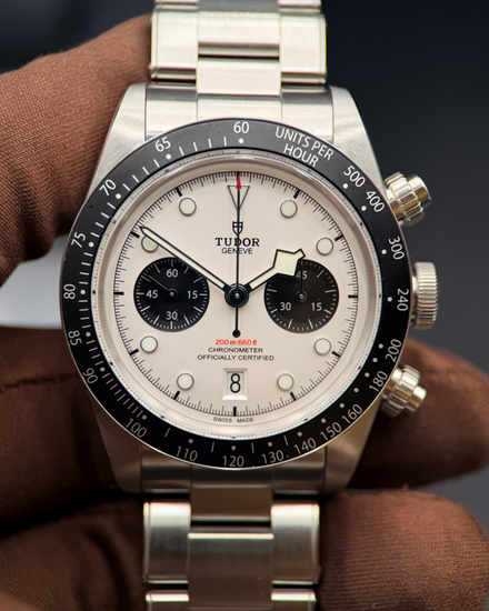2022 Tudor Black Bay Chrono "Panda" 41MM White Dial Steel Bracelet (79360N)