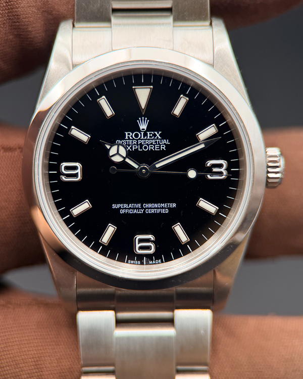 Rolex Explorer 36MM Black Dial Oyster Bracelet (114270)
