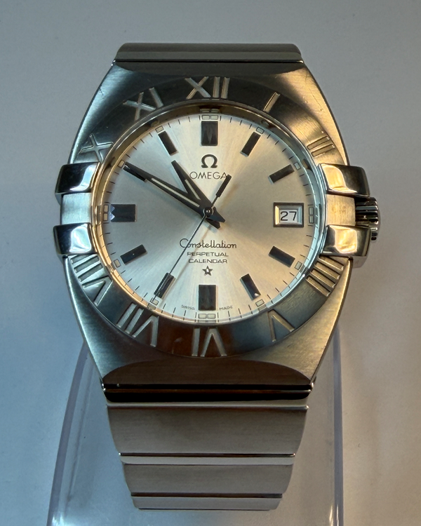 Omega Constellation Perpetual Calendar 38MM Quartz Silver Dial Steel Bracelet (1513.30.00)