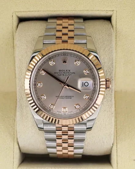 2019 Rolex Datejust 41MM Sundust Dial Two-Tone Jubilee Bracelet (126331)