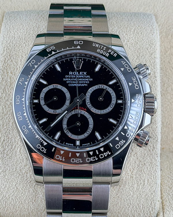 2025 Rolex Cosmograph Daytona 40MM Black Dial Oyster Bracelet (126500LN)