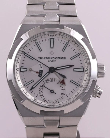 2023 Vacheron Constantin Overseas Dual Time 41MM Silver Dial Steel Bracelet (7900V/110A-B333)