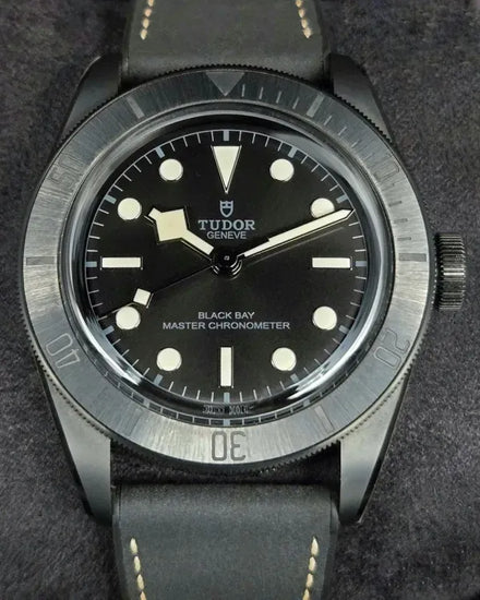 2021 Tudor Black Bay 41MM Black Dial Leather Strap (79210CNU)