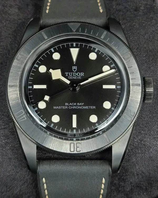 2021 Tudor Black Bay 41MM Black Dial Leather Strap (79210CNU)