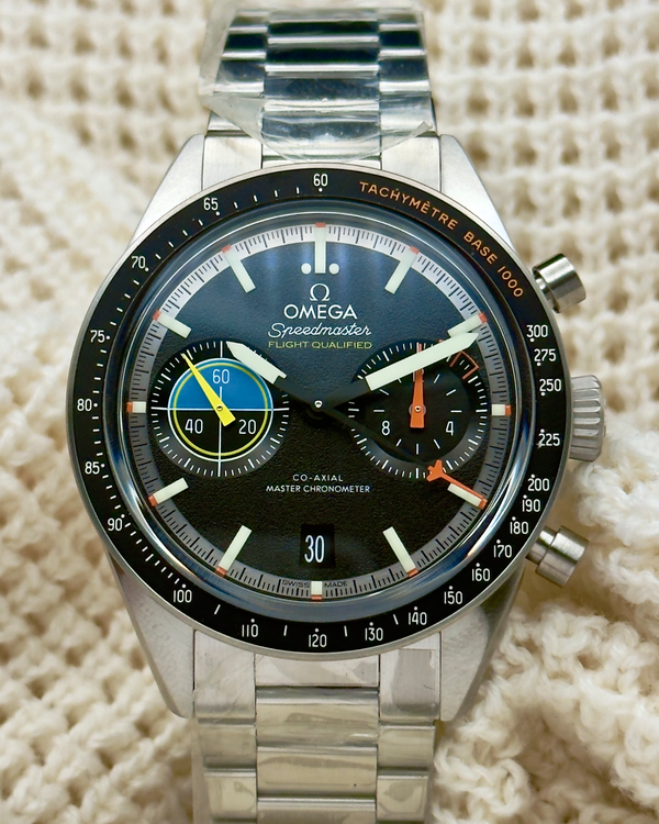 2025 Omega Speedmaster Pilot 40.85MM Black Dial Steel Bracelet (332.10.41.51.01.002)