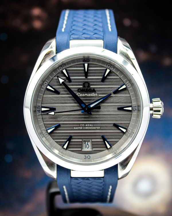 2023 Omega Seamaster Aqua Terra 41MM Grey Dial Rubber Strap (220.12.41.21.06.001)