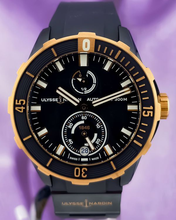 2026 Ulysse Nardin Diver 44MM Blue Dial Rubber Strap (1185-170-3/BLUE)