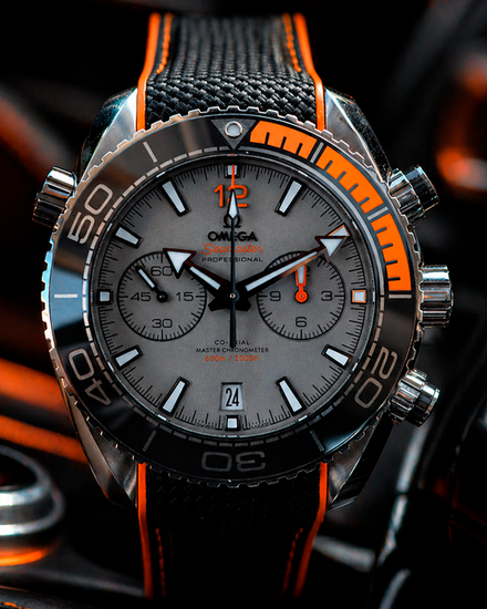 2018 Omega Seamaster Planet Ocean 600M 45.5MM Grey Dial Rubber Strap (215.92.46.51.99.001)