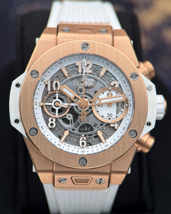 2022 Hublot Big Bang Unico King Gold 42MM Skeleton Dial Rubber Strap (441.OE.2010.RW)