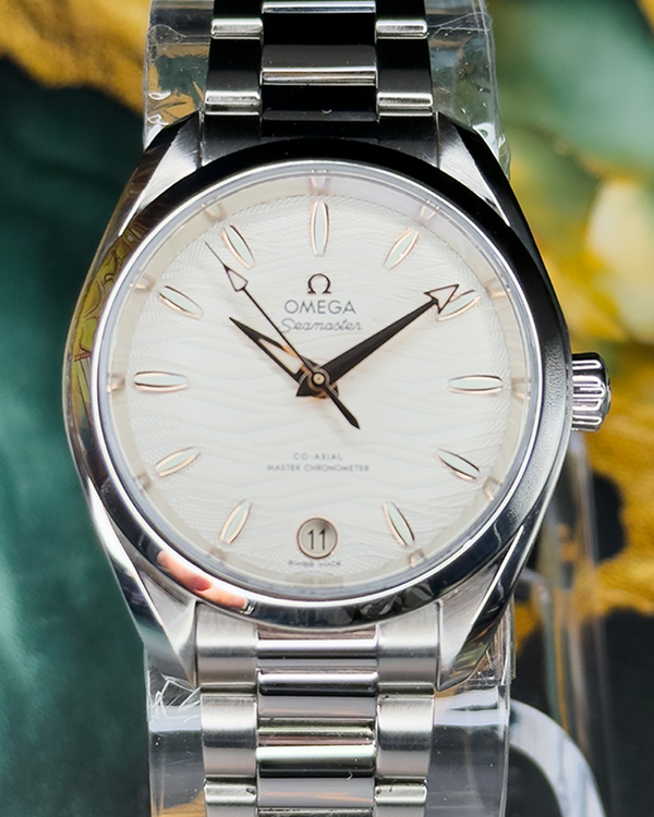 2022 Omega Seamaster Aqua Terra 150M 34MM Silver Dial Steel Bracelet (220.10.34.20.02.001)