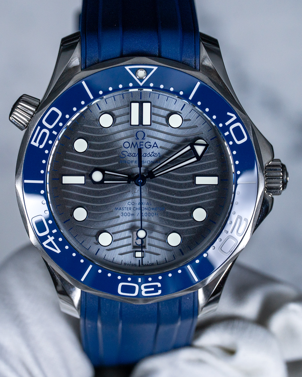 2023 Omega Seamaster Diver 300M 42MM Grey Dial Rubber Strap (210.32.42.20.06.001)
