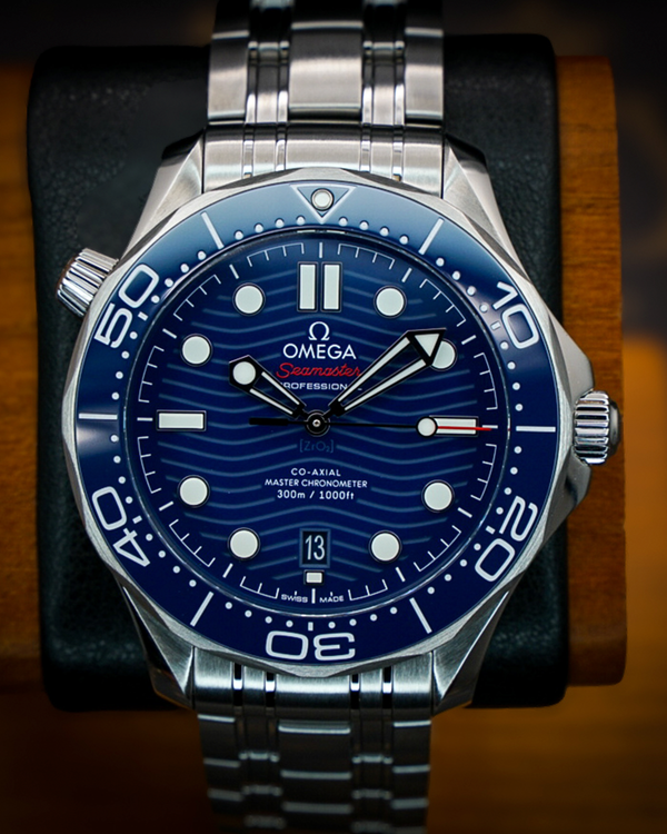 2023 Omega Seamaster Diver 300M 42MM Blue Dial Steel Bracele (210.30.42.20.03.001)