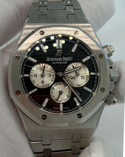 Audemars Piguet Royal Oak Chronograph 41MM Black Dial Steel Bracelet (26331ST.OO.1220ST.02)
