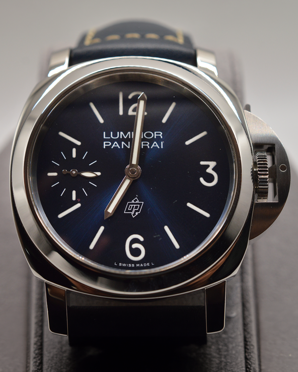 2022 Panerai Luminor "Blu Mare" 44MM Blue Dial Leather Strap (PAM01085)